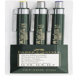 Set 3 Creioane Mecanice Tk-fine Faber-castell