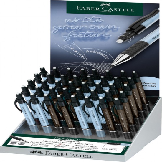 Display 40 Buc Creion Mecanic Grip-matic 1375/1377 Div. Culori F