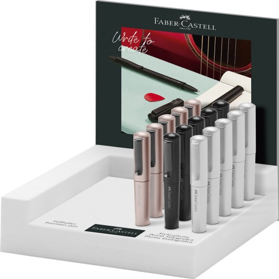 Display 15 Buc Stilou Hexo Faber-castell