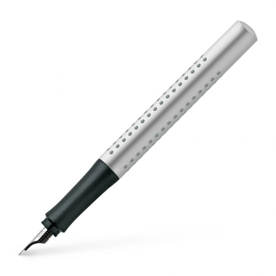 Stilou Grip 2011 Argintiu F Faber-castell