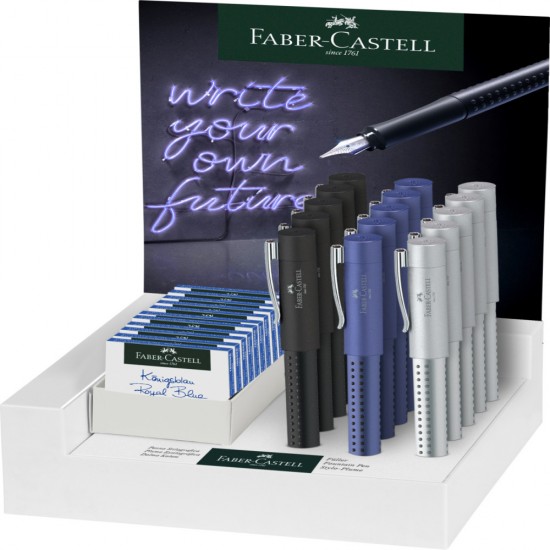 Display 15 Buc Stilou Grip 2011 M 2022 Faber-castell