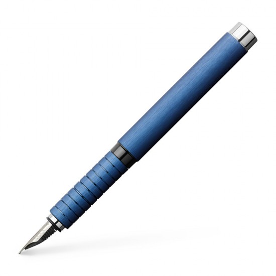 Stilou Essentio Aluminium Albastru F Faber-castell