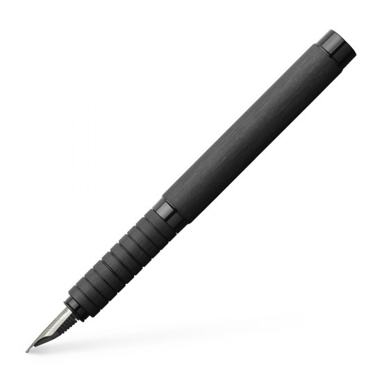 Stilou Essentio Aluminium Negru Ef Faber-castell