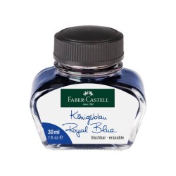 Calimara cu Cerneala Faber-Castell, Albastra, 30 ml, Cerneala Stilou, Cerneala pentru Stilou, Cerneala Calimara Stilou, Cerneala de Stilou, Cerneala pentru Stilou, Cerneala Stilou Faber-Castell, Cerneala Stilouri Faber-Castell