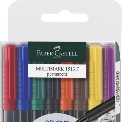 MARKER PERMANENT SET 8 F MULTIMARK FABER-CASTELL