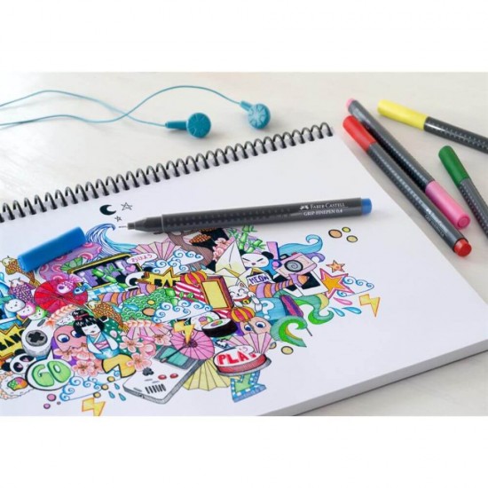 Pix Liner Magenta Faber-Castell Grip, 0.4 mm, Pix Liner Faber-Castell 0.4 mm, Pixuri Linere Faber-Castell, Pixuri Subtiri, Faber-Castell Linere 0.4 mm, Liner Faber-Castell, Finelinere, Pixuri, Pix, Pixuri Scoala, Pix Scoala, Pix pentru Desenat