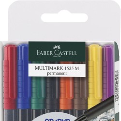 MARKER PERMANENT SET 8 M MULTIMARK FABER-CASTELL