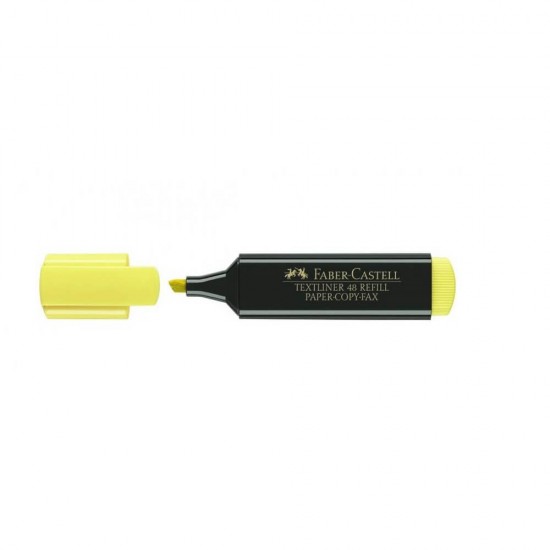 Textmarker 1548 Faber-Castell, Galben, Evidentiator Faber-Castell, Evidentiator 1548, Evidentiatoare Faber-Castell, Markere Faber-Castell, Textmarkere Faber-Castell, Highlighter