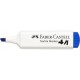 Marker Textil Albastru Faber-Castell, Varf Tesit 1-5 mm, Markere Textile Albastre, Markere Textile Faber Castell, Market Textil cu Varf Tesit, Marker Personalizare Textile, Markere Personalizare Imbracaminte, Markere Permanente pentru Haine