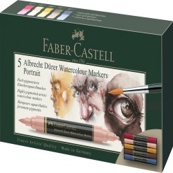 Set 5 Markere Solubile Portret A.durer Faber-castell
