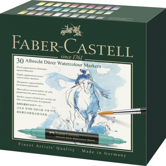Set 30 Markere Solubile Albrecht Durer Faber-castell