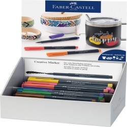 Display 50 Buc Marker Creativ Culori 2024 Faber-castell