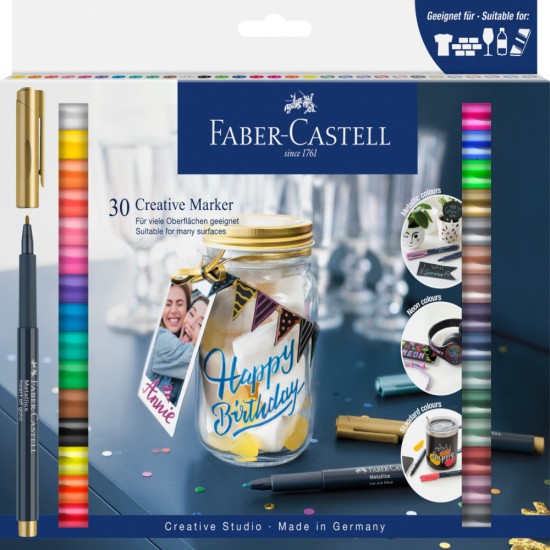 Marker Creativ Set 30 Faber-castell