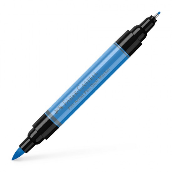 Pitt Artist Pen Dual Marker Albastru Ultramarin 120 Faber-castell