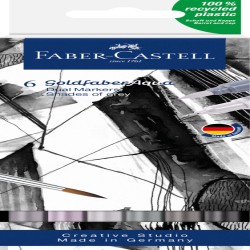 Marker Solubil 2 Capete Set 6 Buc Tonuri De Gri Goldfaber Faber-castell