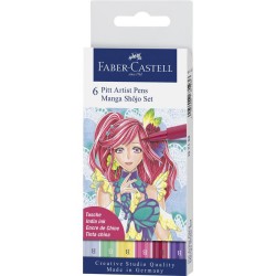 Pitt Artist Pen Manga Set 6 Shojo 2019 Faber-castell
