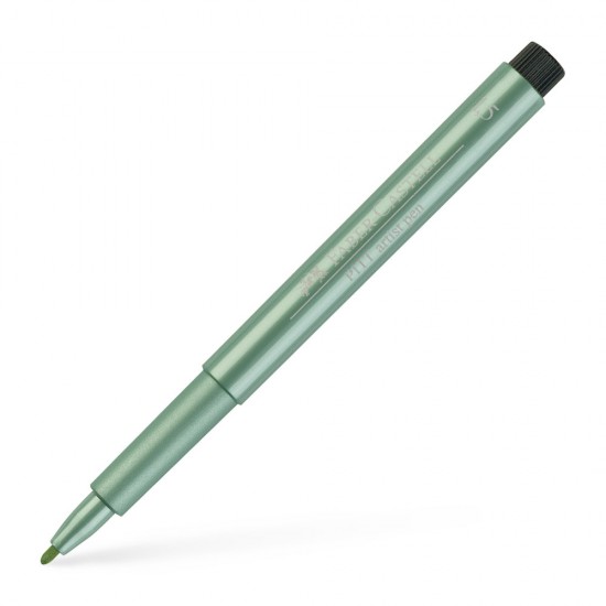 Pitt Artist Pen Verde Metalizat Faber-castell