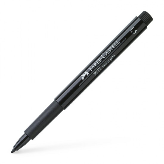 Pitt Artist Pen Caligrafic 1.5 Negru Faber-castell