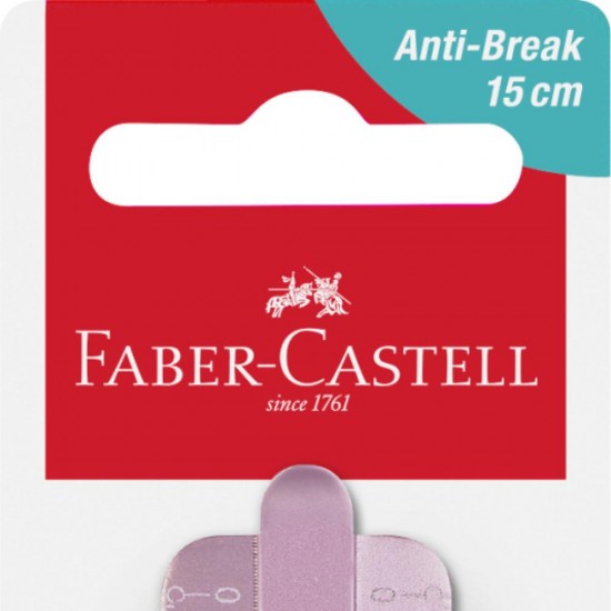 RIGLA 15CM SPARKLE FABER-CASTELL