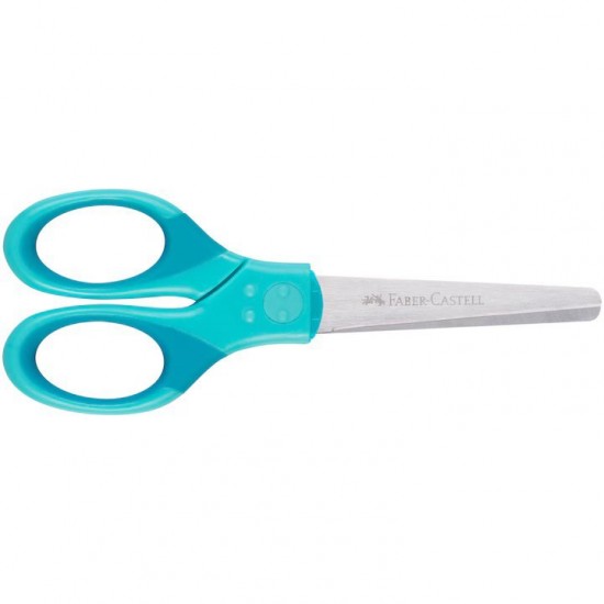 FOARFECA SCOLARA CU PROTECTIE GRIP TURCOAZ FABER-CASTELL
