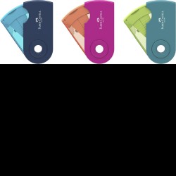 ASCUTITOARE PLASTIC DUBLA SLEEVE TREND 2019 FABER-CASTELL