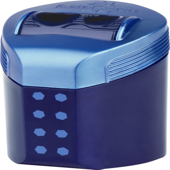 Ascutitoare Dubla Roll On Negru-albastru Faber-castell