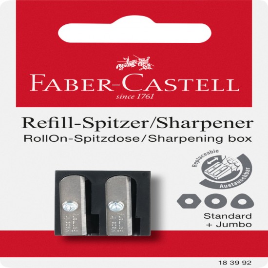 Blister Ascutitoare Dubla Rezerva Pt Sparkle Faber-castell