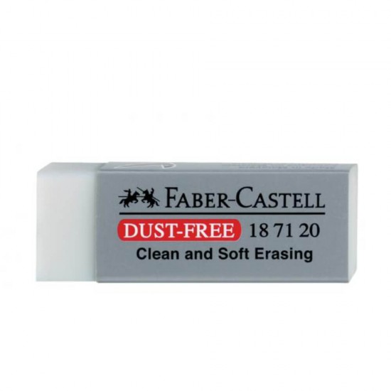 Radiera Faber-Castell Dust Free 20, Alba, Radiera Faber-Castell, Radiere Faber-Castell, Faber-Castell Dust Free Radiera, Faber-Castell Radiera, Radiera Buna, Radiera Birou, Radiere Birou, Radiera Creion, Radiera Desen, Radiera Elastica, Radiera Moale