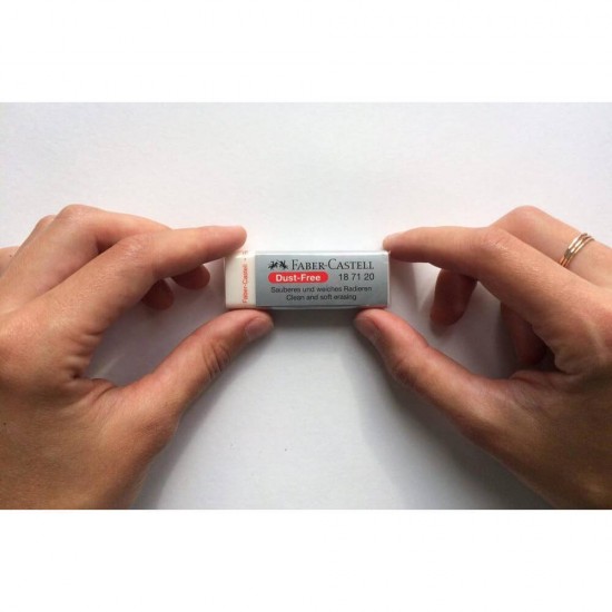 Radiera Faber-Castell Dust Free 20, Alba, Radiera Faber-Castell, Radiere Faber-Castell, Faber-Castell Dust Free Radiera, Faber-Castell Radiera, Radiera Buna, Radiera Birou, Radiere Birou, Radiera Creion, Radiera Desen, Radiera Elastica, Radiera Moale