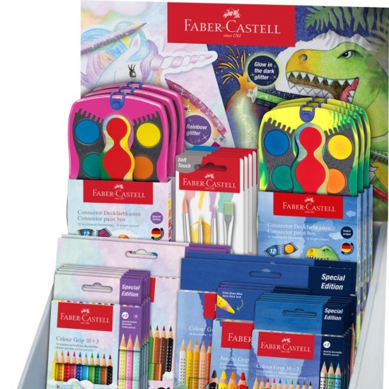 DISPLAY CONCEPT UNICORNI SI DINOZAURI 2024 FABER-CASTELL