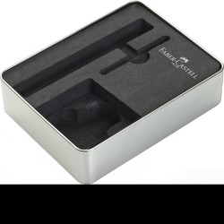 CUTIE CADOU METAL PENTRU 1 INSTRUMENT + 1 CERNEALA + 1 CONVERTOR FABER-CASTELL