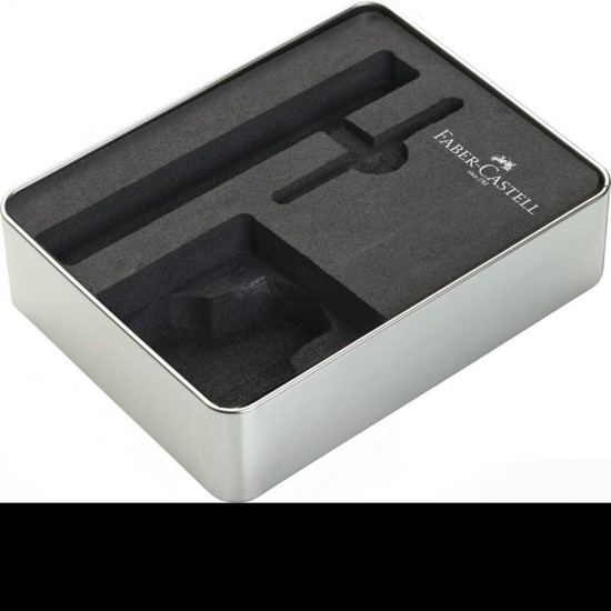 CUTIE CADOU METAL PENTRU 1 INSTRUMENT + 1 CERNEALA + 1 CONVERTOR FABER-CASTELL