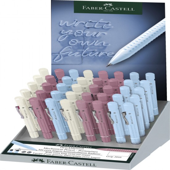 Display 40 Buc Creion Mecanic 0.5/0.7mm Grip 2010 Harmony 2024 Faber-castell
