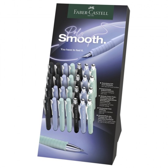 Display 16 Stilouri + 12 Pixuri Poly Faber-castell