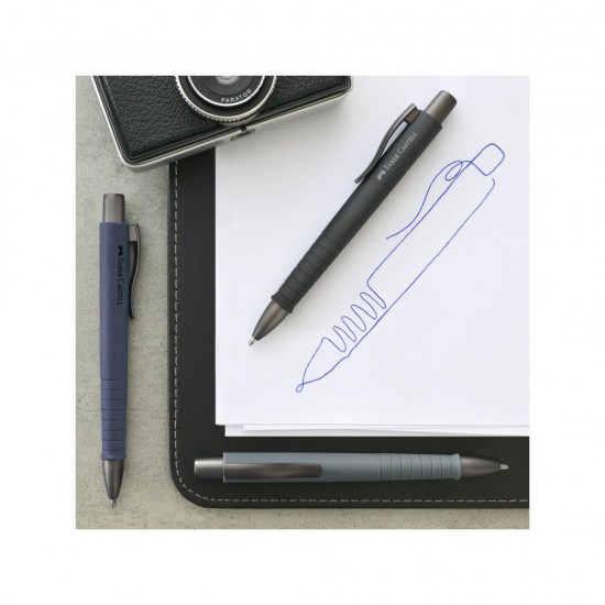 Pix cu Mecanism si Grip Faber-Castell Poly Ball Urban, Mina XB, Albastru-Navy, Pixuri cu Mecanism, Pix Faber-Castell, Pixuri Faber-Castell, Pixuri Scriere, Pix Scriere, Pix Elevi, Pix Studenti, Pixuri Elevi, Pixuri Studenti, Pix Albastru, Pixuri Albastre