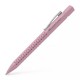 Pix Grip 2010 Faber-Castell, Corp Rose, Culoare Mina Albastru, Varf M, Culoare Rose, Pix, Pixuri, Faber-Castell Grip 2010 Pixuri, Pixuri cu Mecanism, Pixuri cu Buton, Pix cu Mecanism, Pixuri Scoala, Pixuri Albastre Scoala, Faber-Castell Pixuri Grip 2010