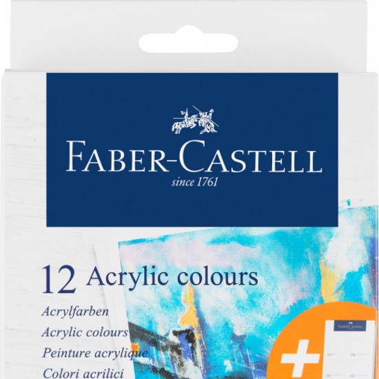 CULORI ACRILICE 12 CULORI 20ML FABER-CASTELL