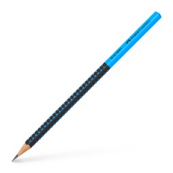 Creion Grafit B Grip 2001 Two Tone Negru-bleu 2022 Faber-castell