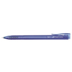 Pix Roller Albastru cu Mecanism Faber-Castell RX7, Semi-Gel, 0.7 mm, Pix Roller, Pixuri Roller, Pixuri cu Mecanism, Pix cu Gel, Pix Faber-Castell, Pixuri Faber-Castell, Pix Albastru, Pixuri Albastre, Pixuri Scriere, Pix Scriere, Pix Elevi, Pix Studenti