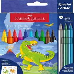 Carioca 10+3 Culori Dinozauri Faber-castell