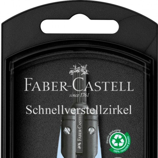 COMPAS QUICK-SET GRIP BLEU SKY FABER-CASTELL