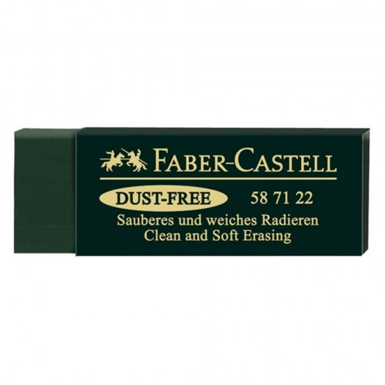 Radiera cu Ambalaj Protector Faber â€“ Castell Dust Free 20, Verde, Rechizite Scolare, Radiera pentru Desen, Radiera Ieftina, Radiera Faber â€“ Castell, Radiera Scoala, Guma de Sters pentru Creion, Guma de Sters Faber Castell, Gume de Sters
