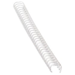 Set 100 Inele Indosariat Fellowes, Metal, 10 mm, 61-80 Coli, Pas 3:1, Legare Standard, Alb, Inele Metal, Inele de Indosariat, Inele Indrsariere, Inele pentru Indosariat, Spirale Indosariat, Spirale de Indosariat, Spirale pentru Indosariat