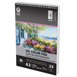 Bloc Desen Spira A3 Culori Ulei 190g 24 File Pigna
