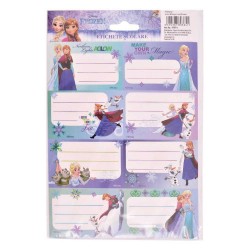 Etichete Scolare pentru Fete, Model Frozen, 40 buc/set, Culoare Multicolor