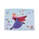 Mapa din Plastic cu Buton A4 pentru Fete, Model Frozen, Culoare Multicolor