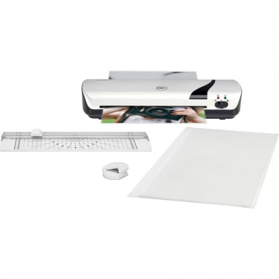 Set Craft Gbc 4 In 1 Alb,laminator A4 Inspire+, Trimmer, Rounder, Folii Laminare A4