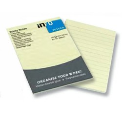 Notes Adeziv 100*150 Galben Liniat 100 File Info Notes