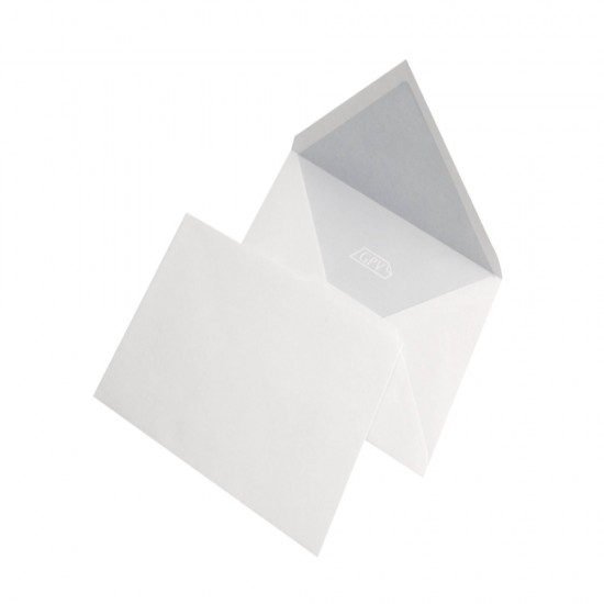 Plic C6 Gumat 70g 114*162mm Clapa V Alb 100/s Gpv