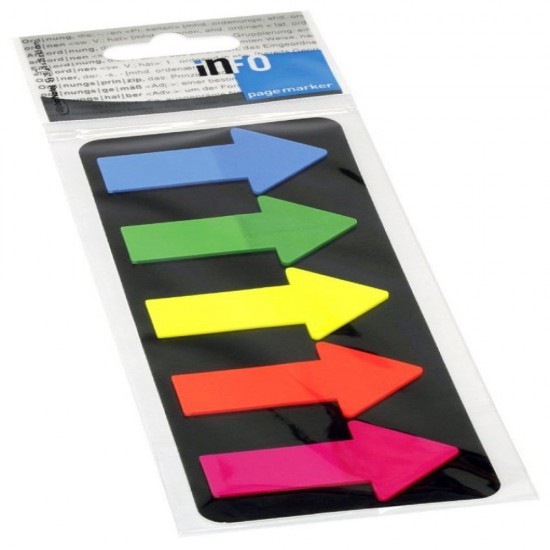 Index Adeziv Plastic Sageata 5*25*45mm 25 File/cul Info Notes